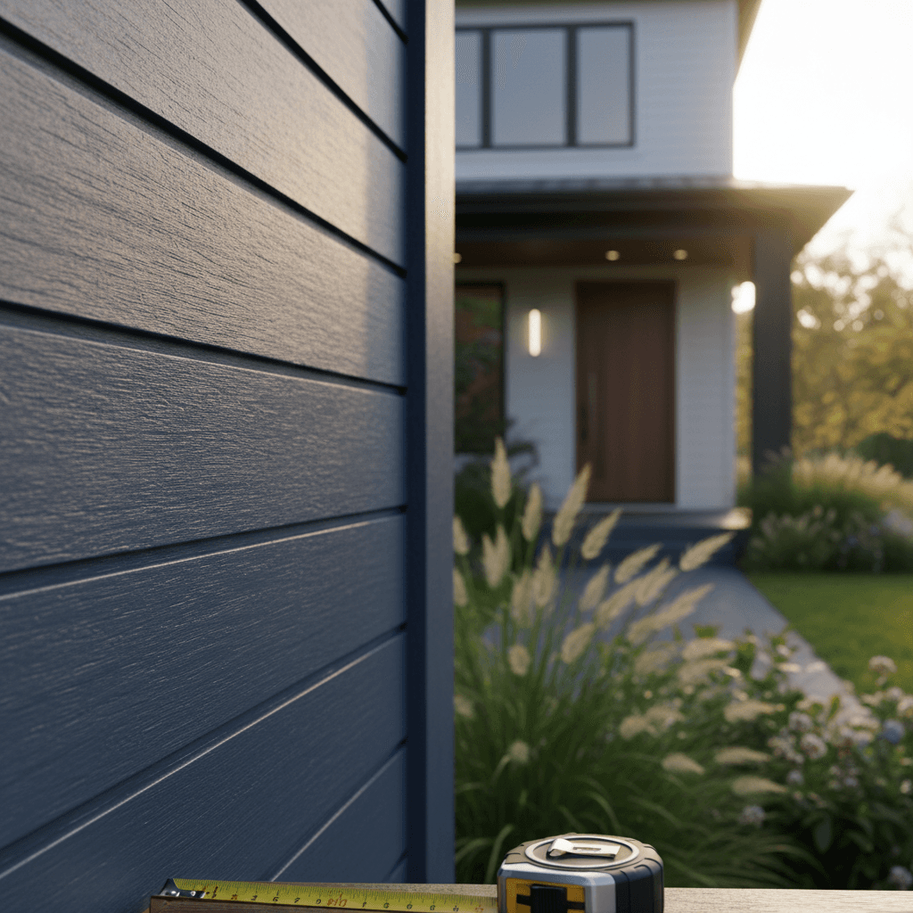 New siding installation detail
