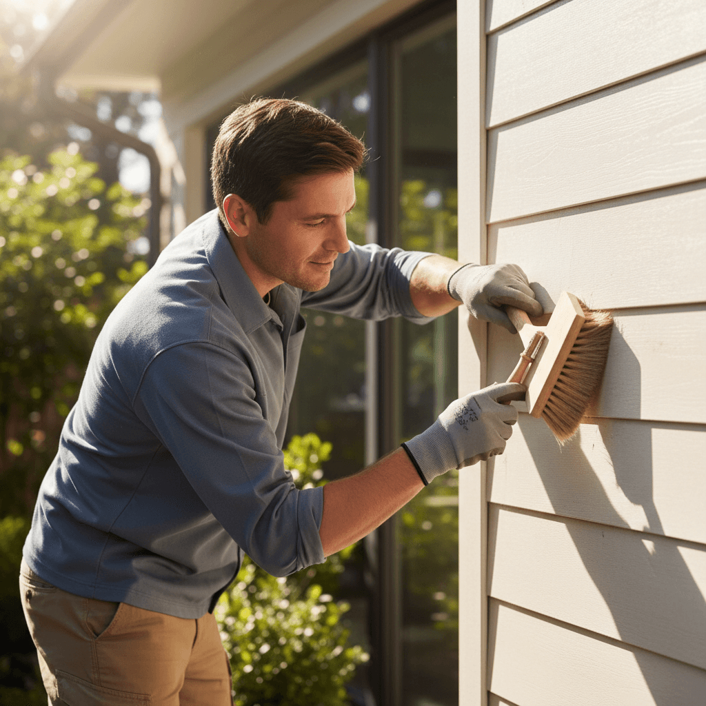 Siding cleaning and repair